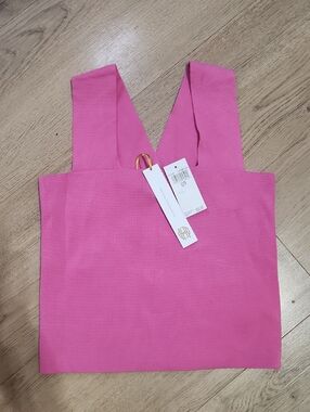 House of Harlow 1960 Bright Pink Crop Tank Top